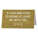 Say What Schreibtischschild groß