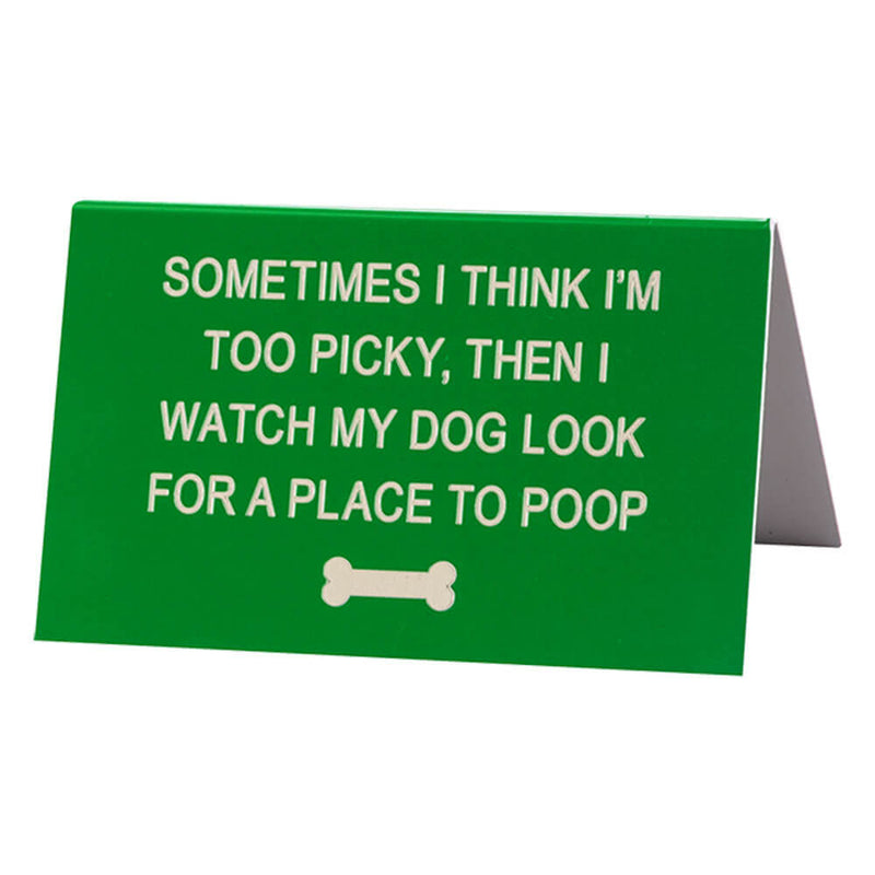 Say What Schreibtischschild groß