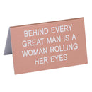 Say What Schreibtischschild groß