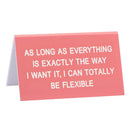 Say What Schreibtischschild groß