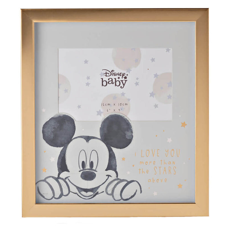  Disney-Fotorahmen mit goldenem Rand (15 x 10 cm)