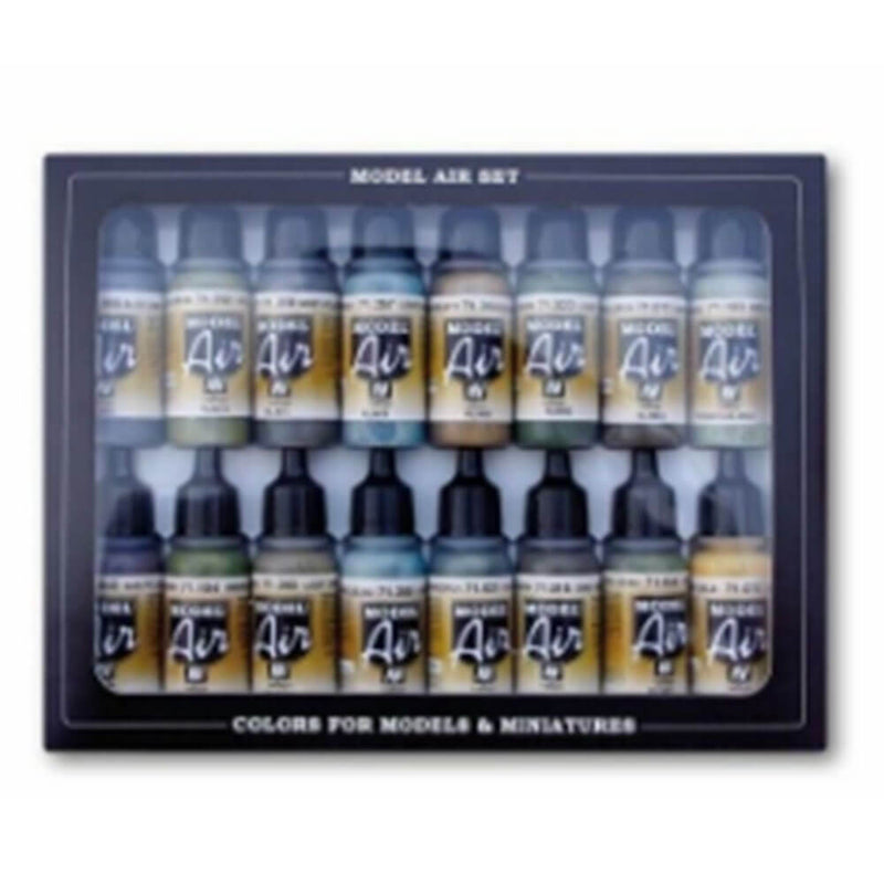 Modell Air Paint Set mit 16 Farben