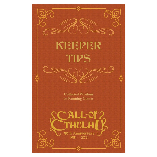 Call of Cthulhu Keeper Tips Collected Wisdom Book
