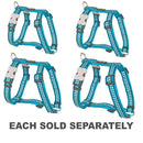 Harness with Reflective Bones (Turquoise)