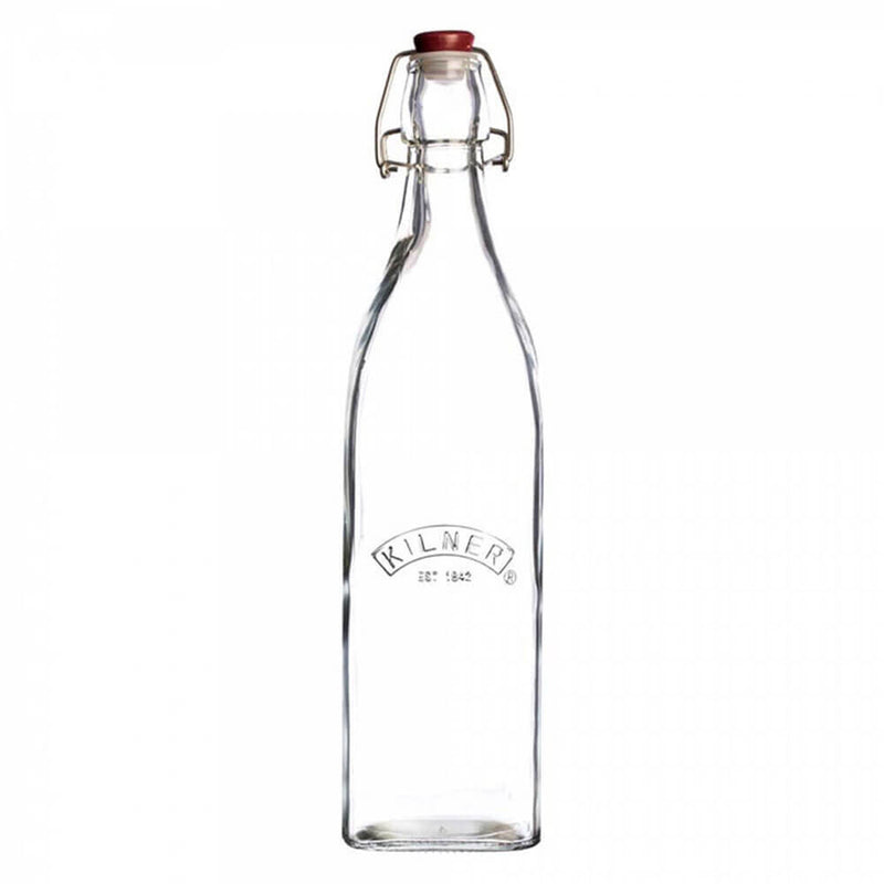  Kilner quadratische Glasflasche mit Clipverschluss