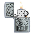 Zippo Luck Street Chrome Lighter