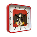  Doggy Tiny Quadratische Wanduhr