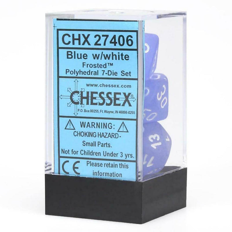 D7 Die Set Würfel Frosted Poly (7 Würfel)