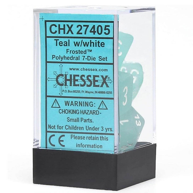 D7 Die Set Würfel Frosted Poly (7 Würfel)