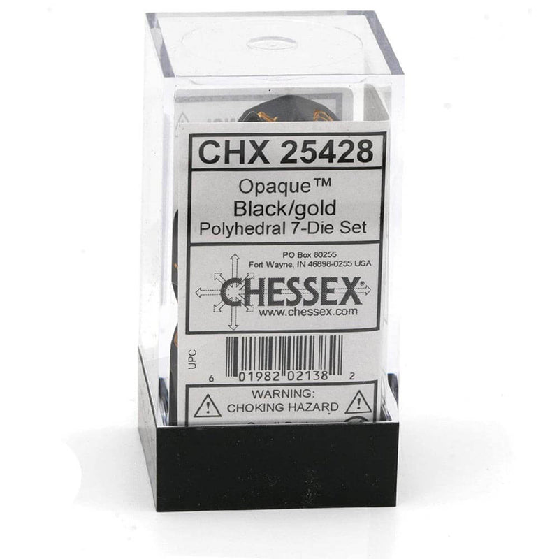 D7 Die Set Dice Opaque Polyh (7 Würfel)