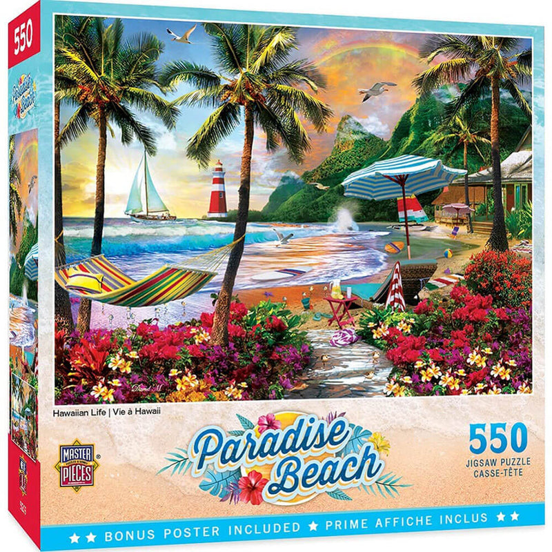MasterPieces Paradise Beach 550-Teile-Puzzle