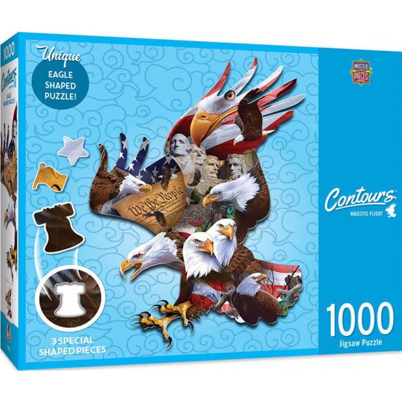 MasterPieces Contours-Puzzle mit 1000 Teilen