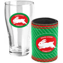 NRL Heritage Pint Glass &amp; Can Cooler Pack