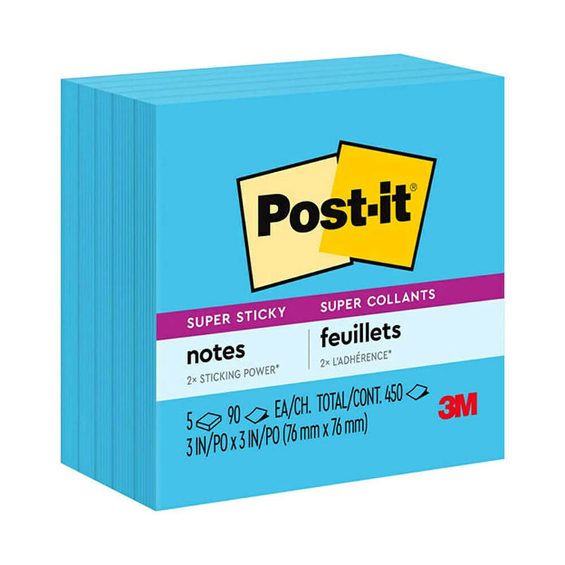 Post-it Super Haftnotizen 76 x 76 mm (5 Stück)