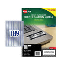 Avery Hochleistungs-Laseretikett Silber 20er-Pckg