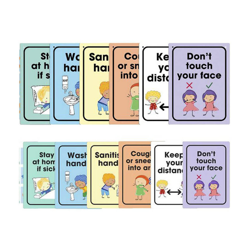 Durus School Hygiene &amp; Social Distance Schild