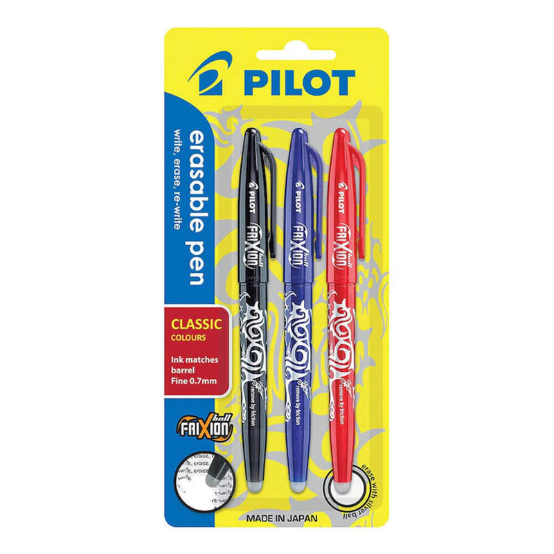 Pilot Frixion Stift Medium 1,0 mm 3er-Pckg