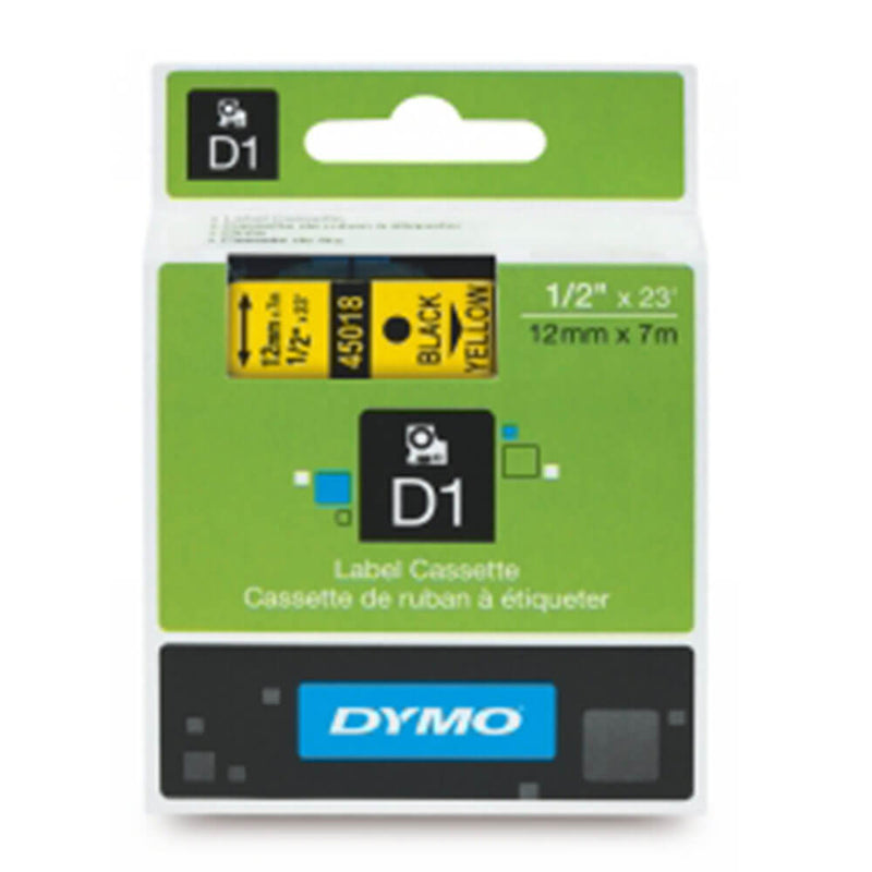 Dymo D1 Bandetikett 12 mm x 7 m