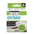 Dymo D1 Bandetikett 19 mm x 7 m