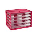 Italplast Dokumentenschrank mit 5 Schubladen A4