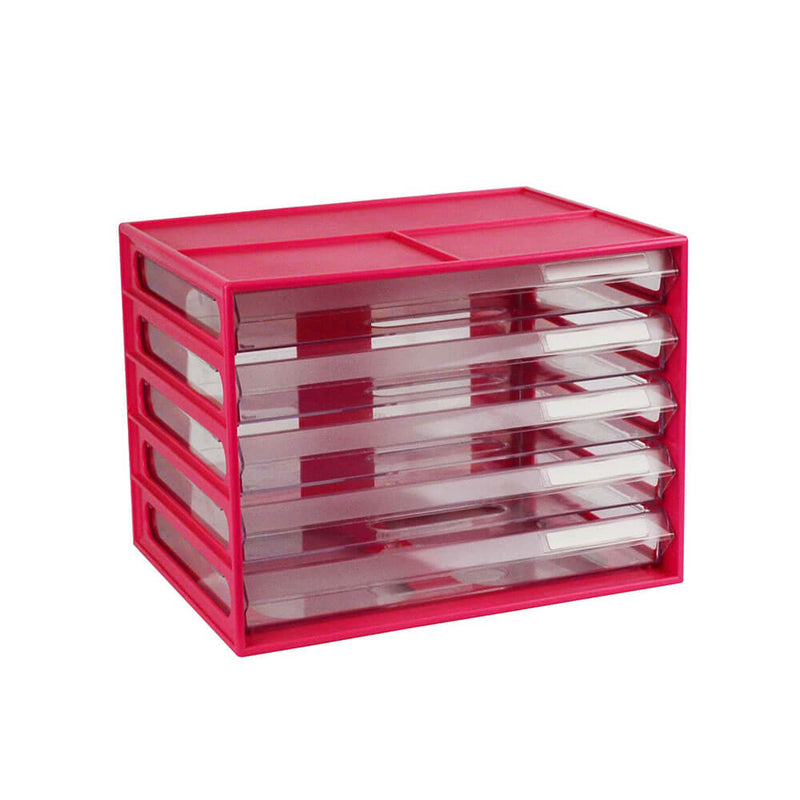 Italplast Dokumentenschrank mit 5 Schubladen A4