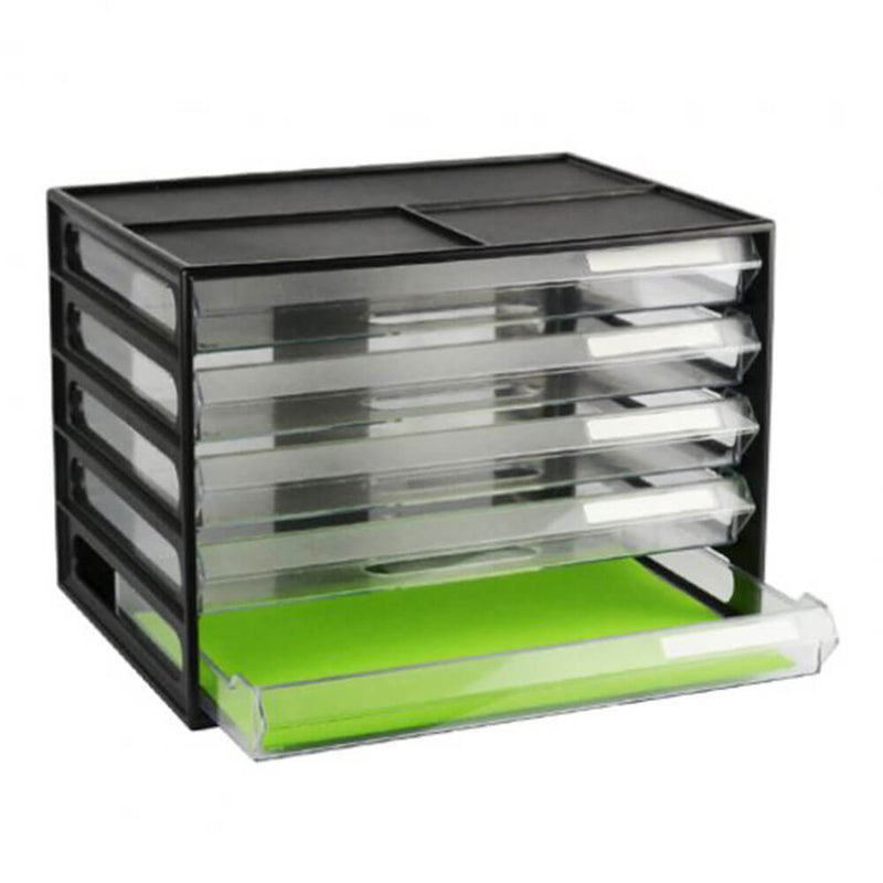 Italplast Dokumentenschrank mit 5 Schubladen A4