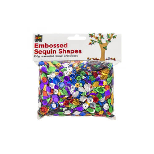EC Embossed Sequins 150g Assorted