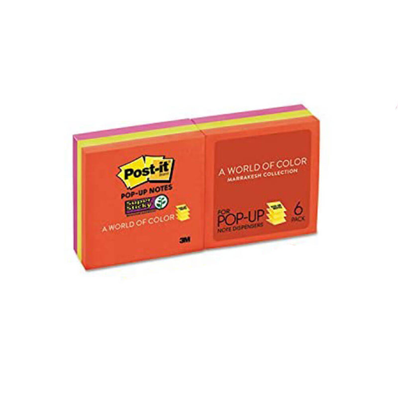 Post-it Super Sticky Pop-up-Notizzettel 76 x 76 mm (6 Stück)