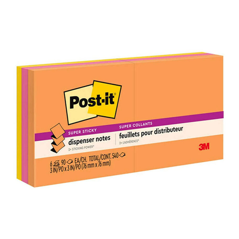 Post-it Super Sticky Pop-up-Notizzettel 76 x 76 mm (6 Stück)