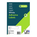 Celcast Laser-/Inkjet-Etiketten Weiß (100 Stück)