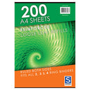 Sovereign Reinforced Ruled Loose Leaf Refills (A4)