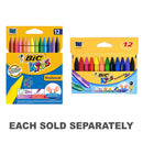 BiC Kids Plastidecor Crayons (12pk)