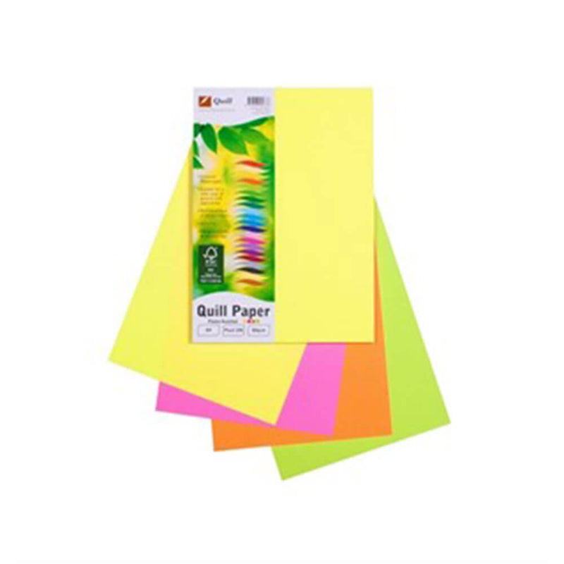 Quill Multioffice-Papier, 100 Stück, 80 g/m², A4 (sortiert)