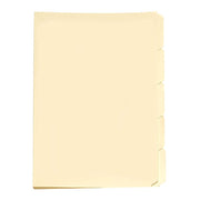 Avery Buff Foolscap Manilla Folders with Tabs (Pack of 5)