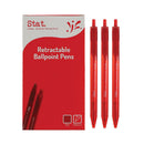 Stat Retractable Medium Ballpoint Pen 1mm (Box of 12)