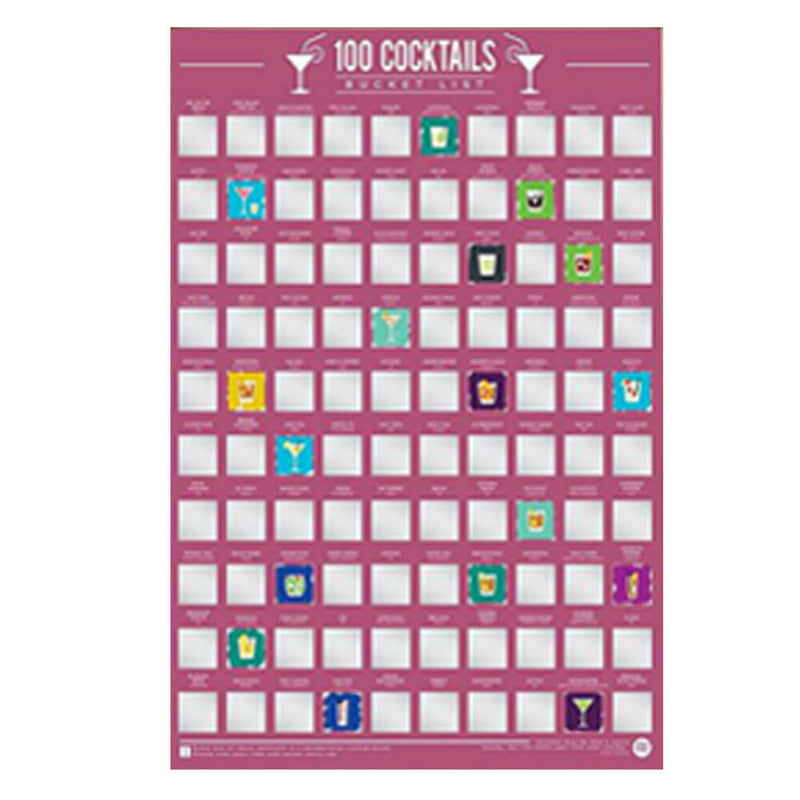 Gift Republic Bucket List Rubbelposter